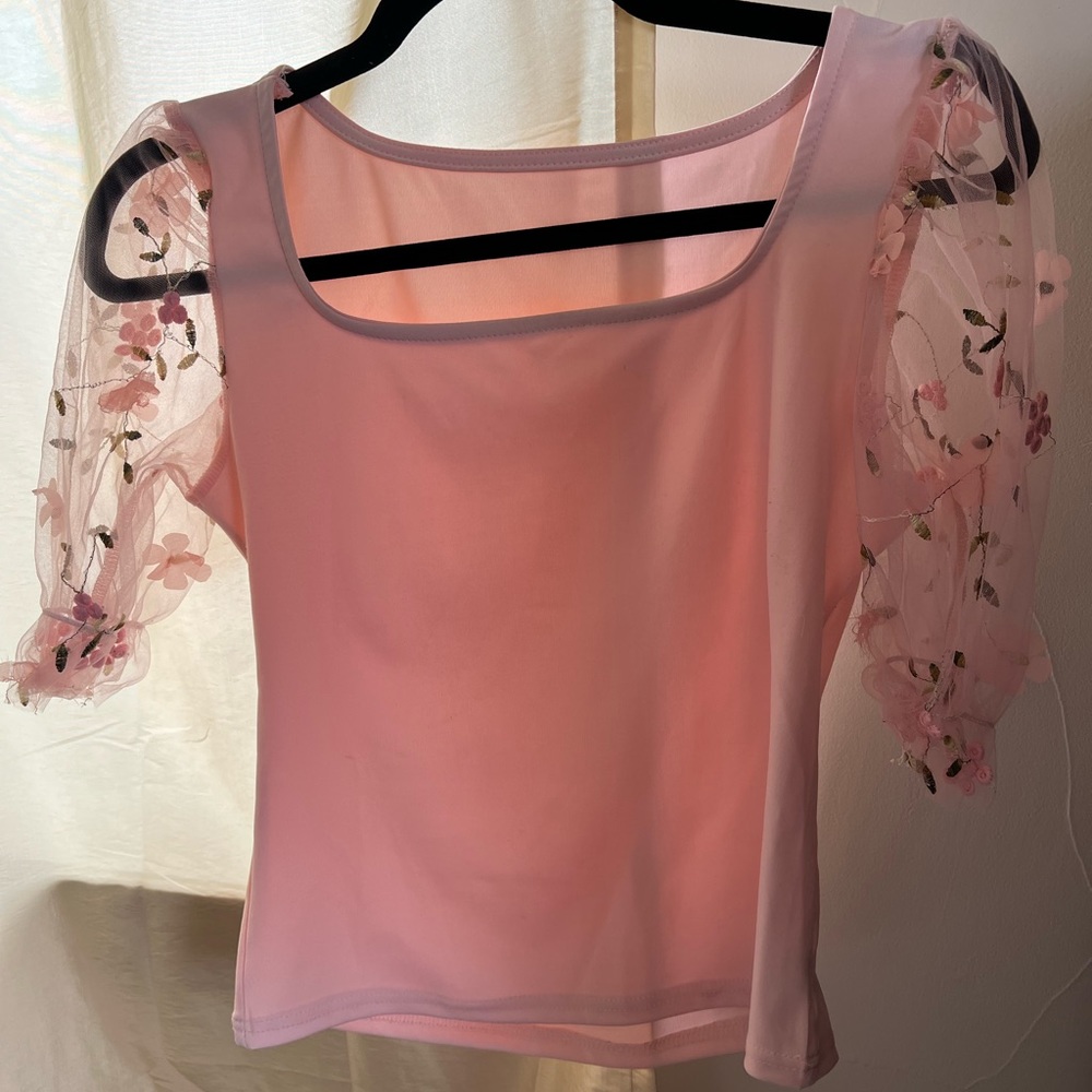Pink top